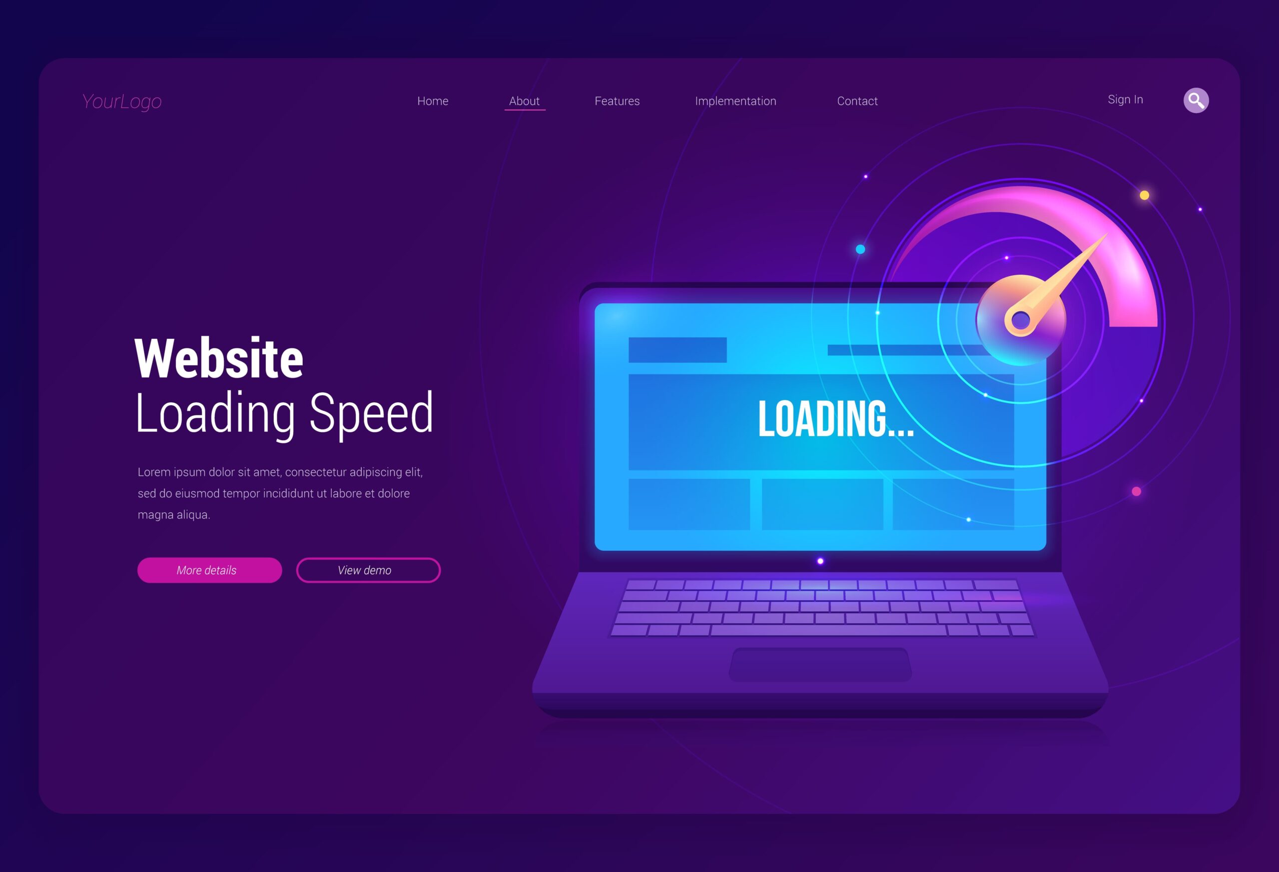 website speed